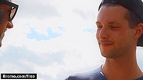 BROMO – Tattooed Hunk Bo Sinn Loves Feeling His Huge Cock Stretching Benjamin Blue’s Tight Ass