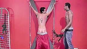 Cute Lucas Takes A Whipping – Lucas Love & Mikeal