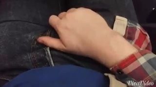 Danish Boy –  Just a tease, playing with myself on a train