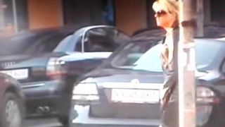 DANISH PRIVATE LOTTE WALK ON STREET NR2