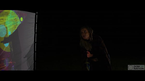 Graphic Anal Submission – submissive anal goddess Rory Knox suffers for her sadistic dominant while making graphic art – a documentary session filmed outside in nature at night