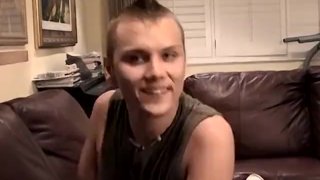 guy gets rough paddling across his tight bare ass